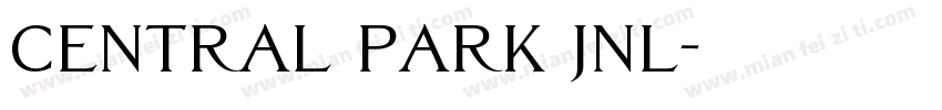 Central Park JNL字体转换